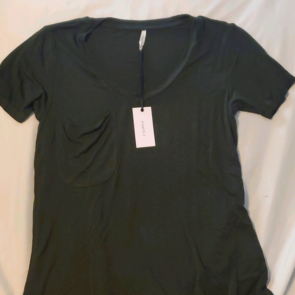 Z supply xs sleek jersey pocket